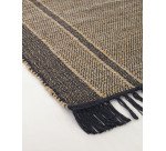 Tapis Brunilda noir et brun 160 x 230 cm