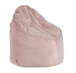 Puf Wilma pana gruesa rosa Ø 80 cm