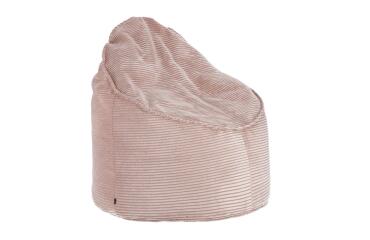 Puf Wilma pana gruesa rosa Ø 80 cm