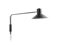 Aria wandlamp zwart