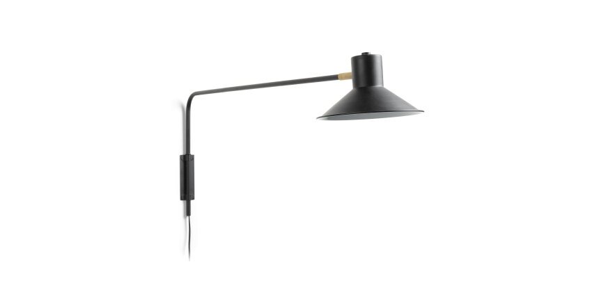 Aplique Aria de acero con acabado negro