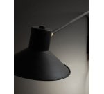 Aplique Aria de acero con acabado negro