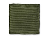 Dik groen ribfluweel Blok-kussen 60 x 60 cm