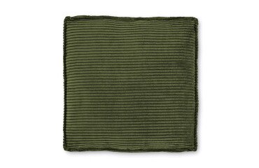 Blok cushion in green wide seam corduroy, 60 x 60 cm
