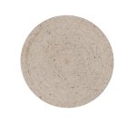 Tapis rond Takashi 100 % laine gris Ø 150 cm