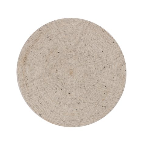 Tapis rond Takashi 100 % laine gris