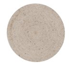 Alfombra redonda Takashi 100% lana gris Ø 200 cm