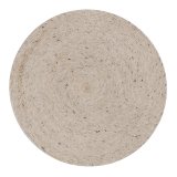 Tapis rond Takashi 100 % laine gris