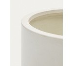Cache-pot Aiguablava en ciment blanc Ø 52 cm