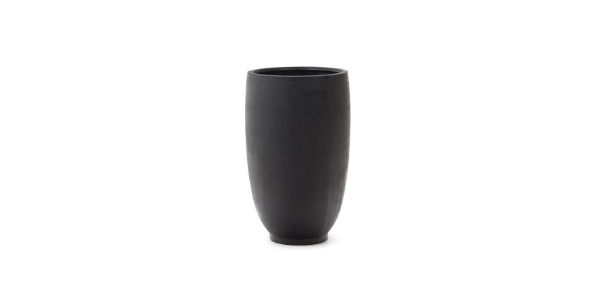 Aiguablava Black Cement Planter Ø 75 cm