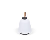 Udiya table lamp in polythene and metal with a black finish