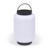 Lampe de table Verona en polyéthylène et métal avec finition noire