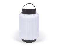 Lampe de table Verona en polyéthylène et métal avec finition noire