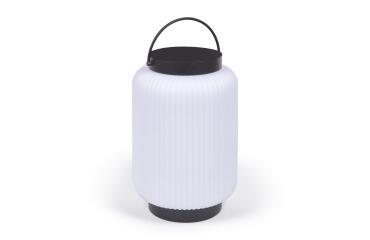 Lampe de table Verona en polyéthylène et métal avec finition noire