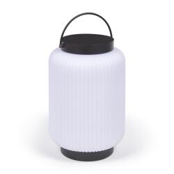 Lampe de table Verona en polyéthylène et métal avec finition noire