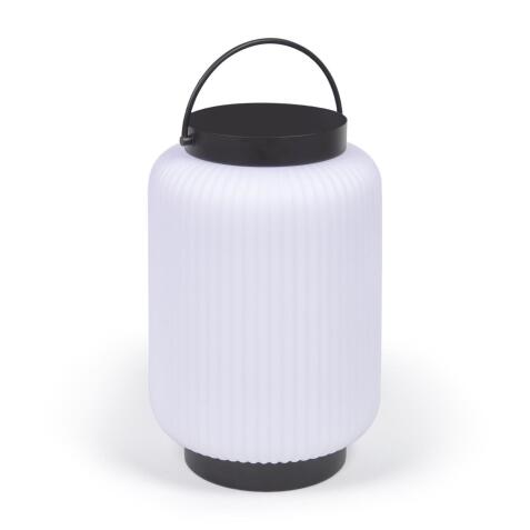 Lampe de table Verona en polyéthylène et métal avec finition noire