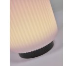 Lampe de table Verona en polyéthylène et métal avec finition noire