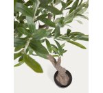 Plante artificielle Olivo avec pot noir 140 cm