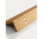 Étagère Abilen en placage de chêne 120 x 15 cm