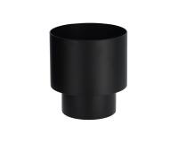 Mash black metal planter Ø 28 cm