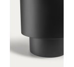 Macetero redondo Mash metal negro Ø 28 cm