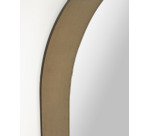 Miroir mural Tiare métal doré 31 x 101 cm