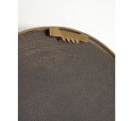 Miroir mural Tiare métal doré 31 x 101 cm