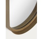 Espejo de pared Tiare metal dorado 31 x 61,5 cm