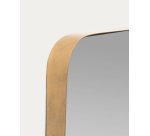 Miroir mural Marco métal doré 55 x 150,5 cm