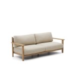 Canapé Tirant 3 places en bois de teck 212 cm