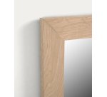 Miroir Wilany 52,5 x 152,5 cm avec finition naturelle