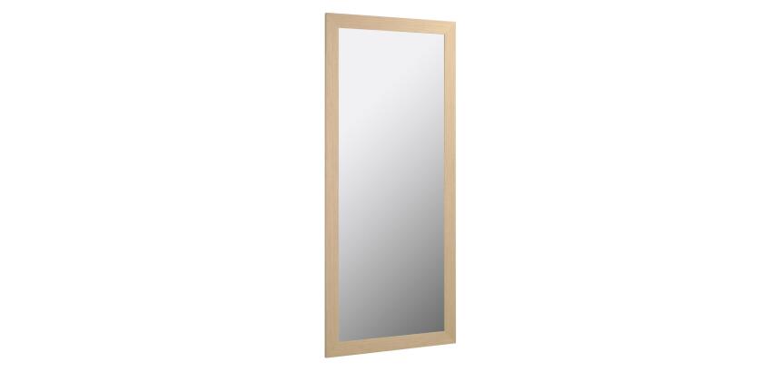 Miroir Yvaine 80,5 x 180,5 cm avec finition naturelle