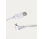 Lampe à poser nomade Dinesh avec poignée en acier noir