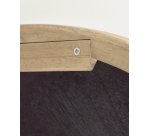 Miroir rond Alum bois massif de mindi  Ø 100 cm