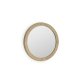 Miroir rond Alum bois massif de mindi