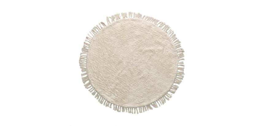 Tapis rond Orwen 100 % coton Ø 100 cm