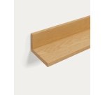 Étagère Abilen en placage de chêne 80 x 15 cm