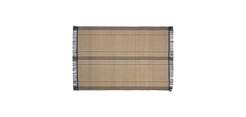 Tapis Brunilda noir et brun 160 x 230 cm