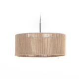 Abat-jour pour suspension Crista en jute finition naturelle