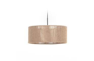 Abat-jour pour suspension Crista en jute finition naturelle