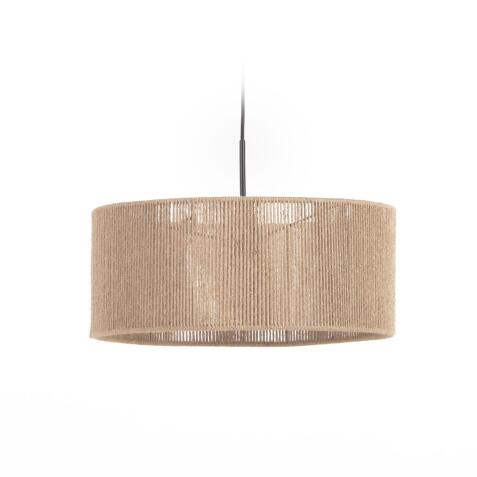 Abat-jour pour suspension Crista en jute finition naturelle