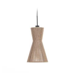 Crista jute light shade with natural finish Ø 24.5 cm
