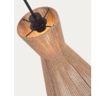 Abat-jour pour suspension Crista en jute finition naturelle
