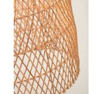 Abat-jour pour suspension Domitila rotin finition naturelle Ø 44 cm