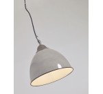 Suspension Neus en métal finition grise