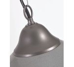 Suspension Neus en métal finition grise