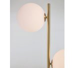 Lampadaire Lonela en marbre avec finition verte