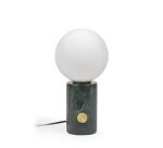 Lampe à poser Lonela en marbre finition verte