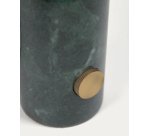 Lampe à poser Lonela en marbre finition verte