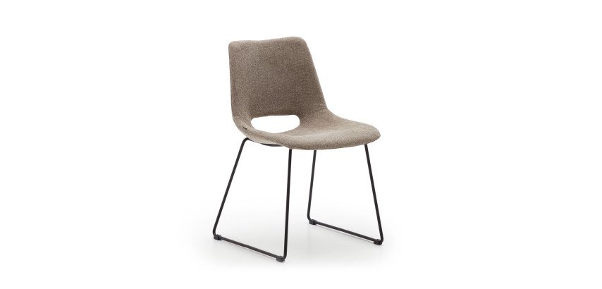 Chaise Zahara et pieds acier